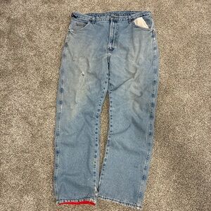 Vintage thermal lined wrangler jeans